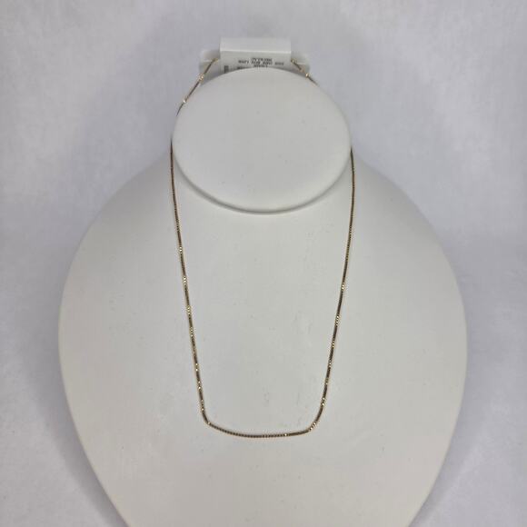 Giani Bernini Box Link 16" Chain Necklace in 18k Gold-Plated Sterling Silver NEW - Picture 4 of 10